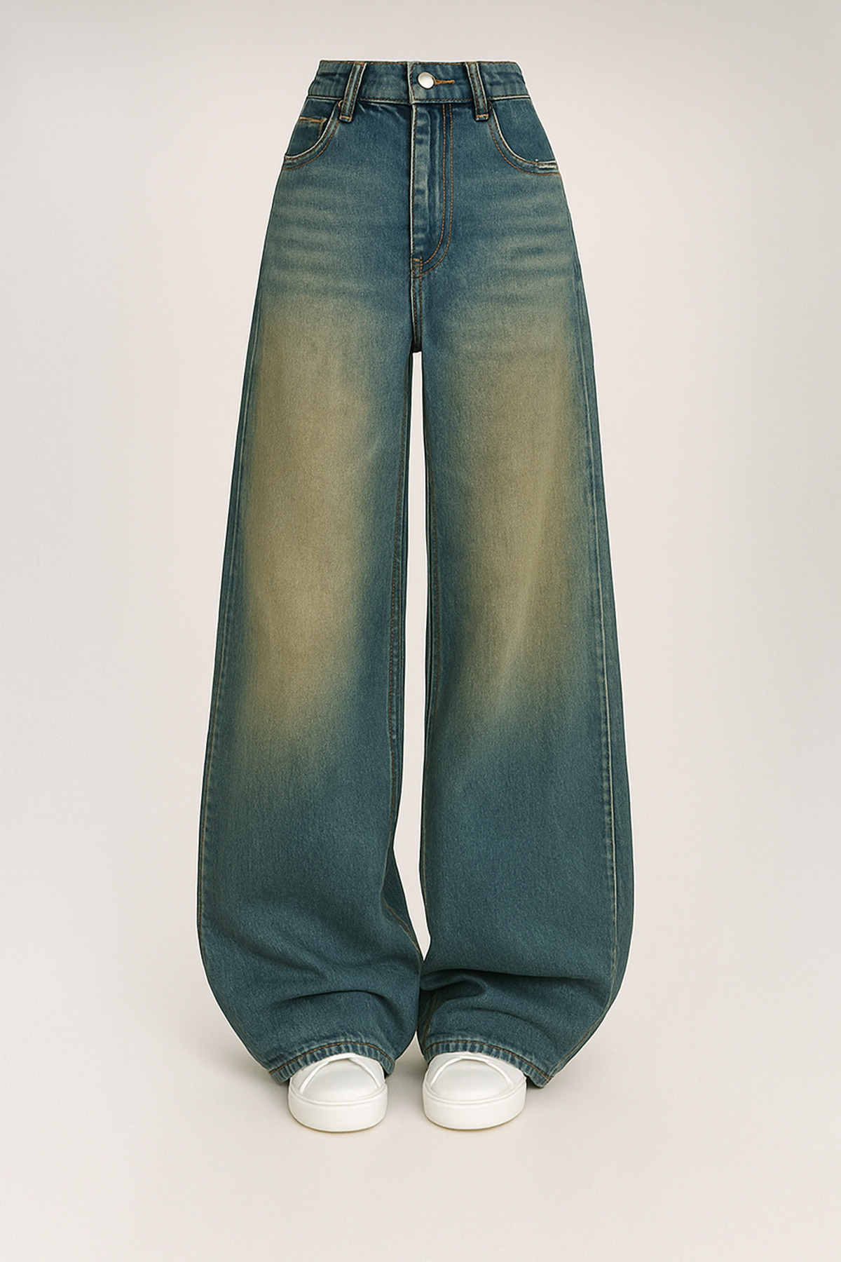 Unisex Bol Relaxed Baggy Jean Pantolon